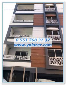 Fransiz Balkon 56, Lazer Kesim Korkuluk / Lazer Korkuluk